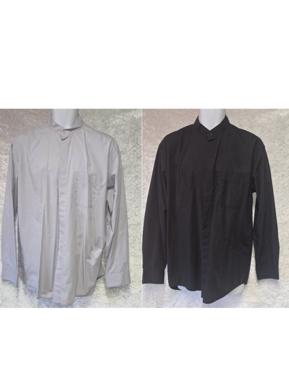 Daniel Ellissa No Collar Shirt size 16.5